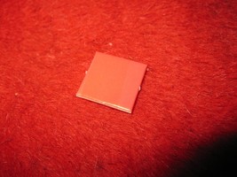 1988 The Hunt for Red October Board Game Piece: Blank red Square Counter  - $1.00