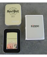 Hard Rock Cafe Berlin, Germany Zippo Lighter 1999 Polished Chrome - $48.02