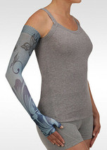 Butterfly Flower Blue Dreamsleeve Compression Sleeve By Juzo, Gauntlet Option - £123.86 GBP