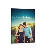 Movie Poster Before Midnight Canvas Decorative Interior Framed Painting - $16.99