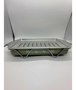 Vintage Nordic Ware Baking Serving  Dish Avocado Green With Rack and Trivet - $5,568.71 MXN