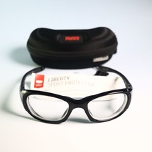 REC SPECS Liberty Sport MX30 55-20 130 shinny black eyeglasses wrap around N11 - £77.53 GBP