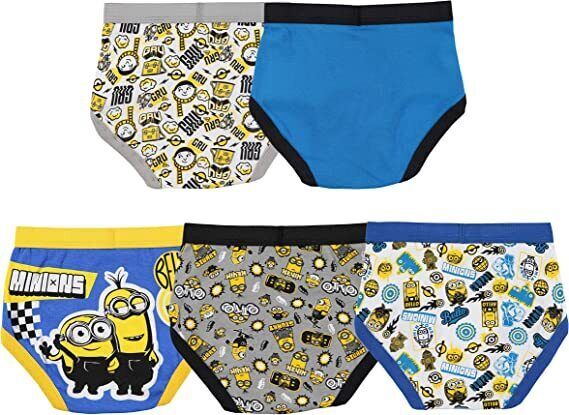 Minions 'The Rise Of The Gru' Boys' Underwear, 5 Pack, Assorted Colors Size 6 Item image 2