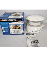 Black &amp; Decker Handy Steamer &amp; Rice Cooker HS1000 Complete in Box - $41.53