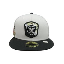 New Era 59Fifty NFL Las Vegas Raiders Salute To Service Fitted Hat Cap 7... - $22.95