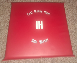 Case IH East Moline Plant Safe Worker Seat Cushion. - $28.04