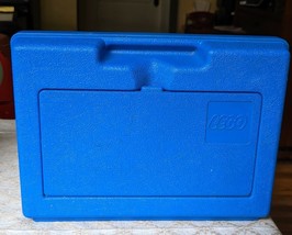 1983 Vintage Blue Lego Carrying Case Storage Box Bin, Hard Plastic USA - £10.02 GBP