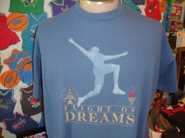 Vintage 90s Delta Airlines Atlanta Olympics promo T Shirt XL USA Track P... - $39.59