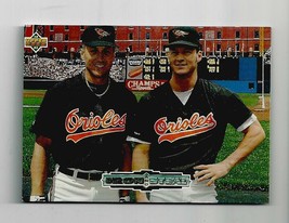 Ripken / Anderson Combo 1993 Upper Deck Baseball #44 Nrmt Teamates - $2.52
