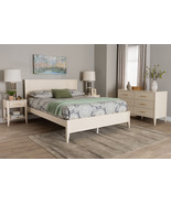 Albert Ivory Fluted Wood King Size 4Pc Bedroom Set - $29,599.31 MXN