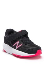 New Balance 519 Baby Girls Walking Running Sneakers Size US 5 Black Pink Glitter - £13.14 GBP