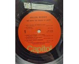 Helen Reddy No Way To Treat A Lady Vinyl Record - $9.89