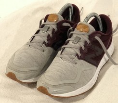 New Balance Men’s Sz 7.5 Fresh Foam Veniz Running Shoes,  Silver Mink/Burgundy - £17.50 GBP