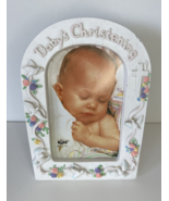 Russ Baby&#39;s Christening/Baptism Arched Photo Picture Frame, pre-owned - €6,65 EUR
