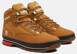 Men&#39;s Timberland Euro Hiker Mid Nubuck Boots, TB0A2GD9 231 Multi Sizes Wheat/Blk - £104.51 GBP