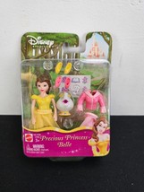Disney Precious Princess Belle (2004) Dressup Mini Doll Set w/ Mrs. Potts ~ New - £14.91 GBP