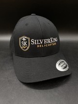 Silver King Helicopters Yupoong Snapback Adjustable Black Hat New - $27.09 CAD