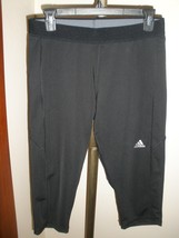 Women&#39;s Adidas Techfit Training Capri Tights Compression Fit Sz Large - £22.15 GBP