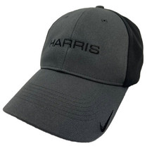Harris Hat Cap Nike Golf Gray Medium Stretch Fit Golfing Hat Logo Advertising - £13.94 GBP