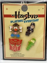 2020 Funko Hasbro Playing Everyday Enamel 4 Pin Set  Mr Potato Head-Transformers - £9.56 GBP