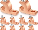 10 Pack Lay In Connector Pool Bonding Lug Copper Conductor Lay In Connec... - $35.99