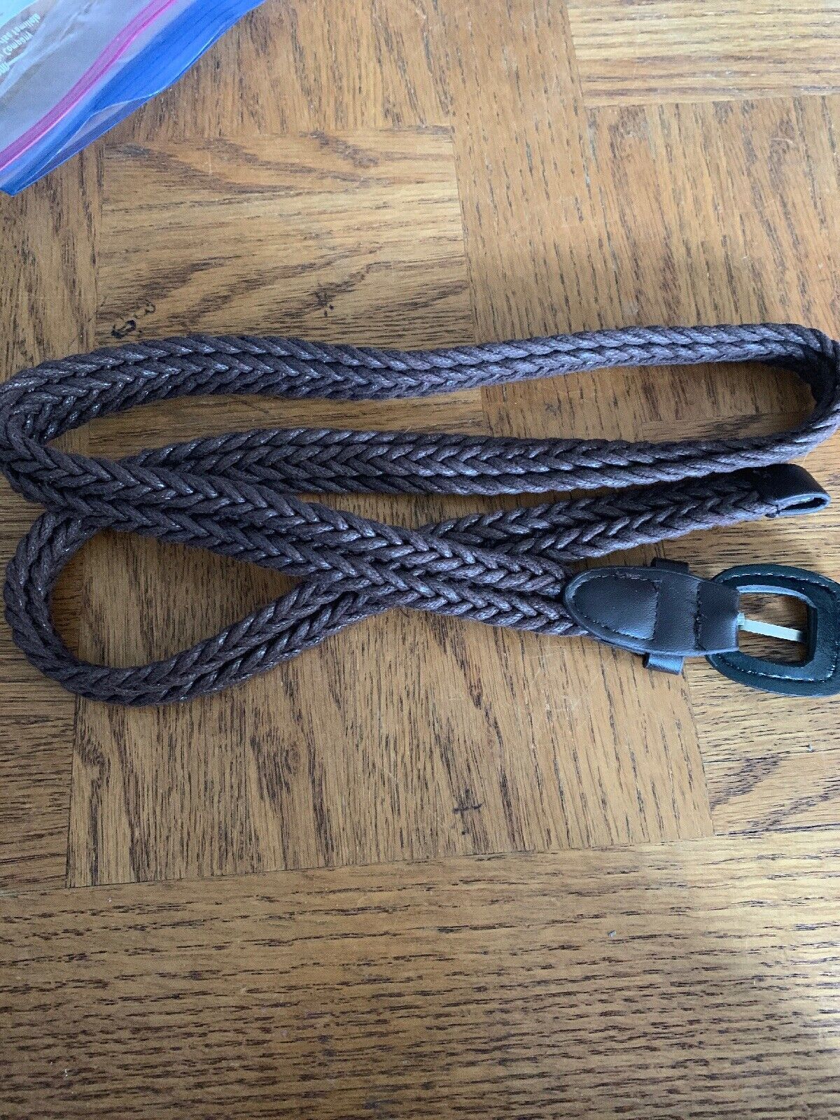 Womens Corded Belt Size Medium Black-SHIPS N 24 HOURS - $14.73