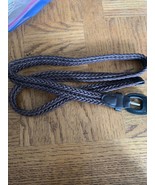 Womens Corded Belt Size Medium Black-SHIPS N 24 HOURS - €12,88 EUR