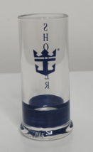 ROYAL CARIBBEAN Cruise Shooter Blue Shot Glass Bar Travel Souvenir - £5.53 GBP