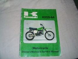 Kawasaki KX125 A4 Owners and Service Manual - $278.79 MXN
