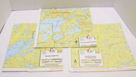 Boundary Waters Minnesota-Ontario W.A. Fisher Company Maps Lot 1983 Cano... - £27.65 GBP