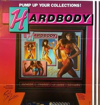 Hard Body Pinball Flyer Rachel McLish 1986 Original Female Bodybuilder Artwork - £17.55 GBP