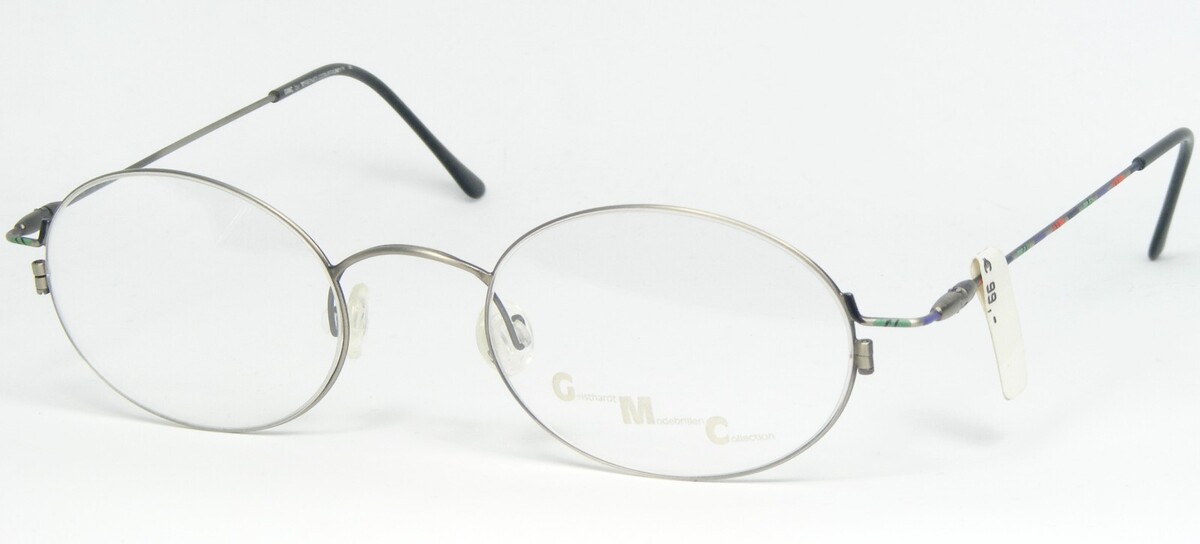 GMC by TREND COMPANY 6731 2 ANTIQUE SILVER-GREY MULTICOLOR EYEGLASSES 44... - $47.56