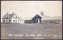 So. Sebec, Maine RPPC 1919 R.J. Chase Residence, Descendant of Town Founder - £13.97 GBP