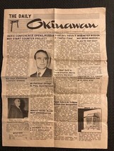 THE DAILY OKINAWAN 1947 Newspaper Edition Ryukyus Okinawa Military News ... - £14.63 GBP