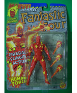 Human Torch with Fireball Flinging Action  Fantastic Four 1992 A1 - $12.00