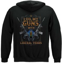 New I Oil My Guns With Liberal Tears Awesome 2ND Amendment Hoodie Sweatshirt - £38.47 GBP+