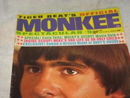 Official Monkee Spectacular-Vol 1 #9 - Tiger Beat Magazine - Jan &#39;68 - $15.00