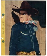 KEN MAYNARD - MASCOT STAR - IN ACTION Color Photo &amp; Facts &#39;30s Dixie Cup... - $47.99 CAD