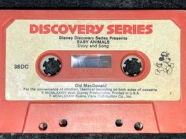 Rare Vintage Disney Cassette Tape Discord Series Baby Animals - £13.70 GBP