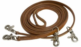 Harness Leather Draw Reins Horse Training Dressage or English or Western... - £20.55 GBP