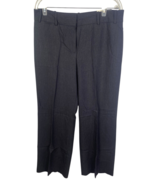 Ann Taylor LOFT Dress Trouser Pants Size 12 Julie Straight Leg Charcoal ... - $49.39