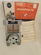 Vintage Sears Craftsman 9-4186 Dowling Jig Revolving Turret 6 Sizes w/ box - $21.78