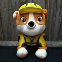 PAW PATROL The Movie RUBBLE Plush 8&quot; Construction Bulldog Dog Exclusive Toy 2021 - £8.71 GBP