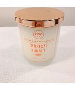 DW Home Tropical Sunset Candle 3.8oz Richly Scented small glass jar hand... - $14.08 CAD