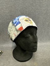 Vtg Patriotic USA American Eagle Chop Top Bandanna Headwrap Sweatband Headband - $9.90