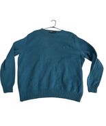Polo Ralph Lauren Sweater Mens Turquoise Blue Long Sleeve W/pink Pony Vt... - $1,215.31 MXN
