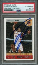 2013-14 NBA Hoops #166 Terrence Ross Signed Card AUTO PSA Slabbed Raptors - £40.20 GBP