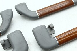 2004-2006 VOLKSWAGEN PHAETON OVERHEAD PULL GRAB HANDLE WOOD GRAIN SET OF 4 H2039 image 6