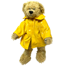 Vintage 1993 Ty Originals Gordon Plush Jointed Brown Bear Yellow Raincoa... - £12.44 GBP