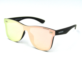 TopFoxx Future Wife Women&#39;s Sunglasses, Rose Gold Mirrored over Black #794 - £23.29 GBP